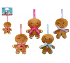 Gingerbread Mini Plush With Ribbon Hoop 10cm