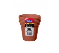 Whitefurze 12.7cm 5" Pot Set Of 5 Terracotta