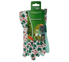 Garden Lightweight Polka Dot And Floral Gloves