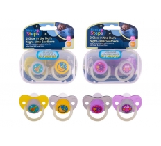 First Steps Night-Time Soother & Steriliser Box 2 Pack