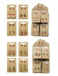 Christmas Dangly Earrings ( Assorted Designs )