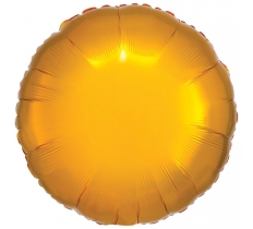 Amscan Metallic Gold Circle Standard Foil Balloons