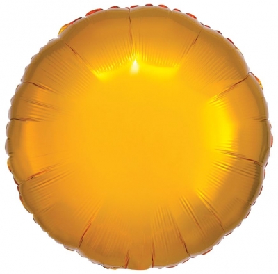 Amscan Metallic Gold Circle Standard Foil Balloons