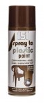 Spray To Plastic Paint Brown Gloss 400ml