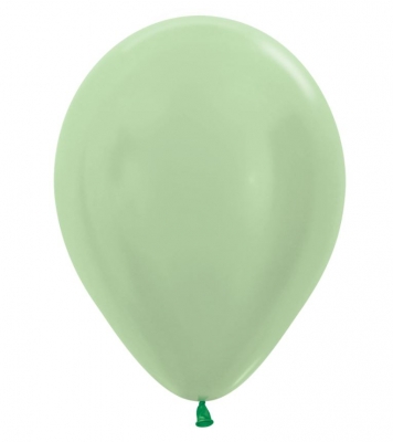 Sempertex Satin Green 5" Latex Balloons 100 Pack