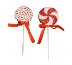 Candy Cane Lollipop 10 x 27cm ( Assorted )