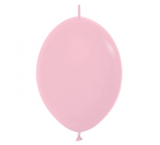 Fashion Colour Link-O-Loon Solid Pink Latex Balloons 12"