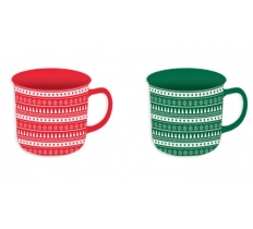 Festive Patterned Ceramic Mug