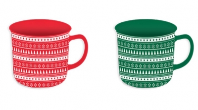 Festive Patterned Ceramic Mug