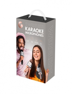 Wireless Karaoke Microphones 2pk