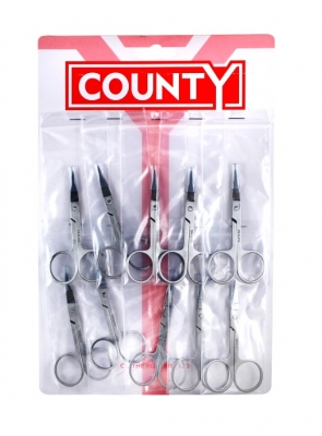 COUNTY NAIL SCISSORS X 10 ( 66p EACH )