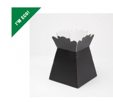 Porto Vase Matt Black 25 X 1 ( 68p Each )