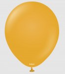 Kalisan 5" Retro Mustard Latex Balloon 100 Pack