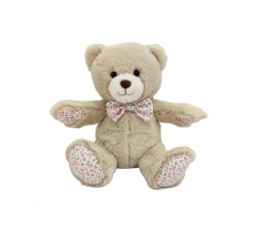 Floral Bear Plush 8"