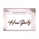 Hen Party Rose Gold Banner