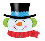 36" Smilin' Snowman Foil Balloon ( 1 )