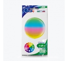 Globe 11" Rainbow 4D Globe Balloon