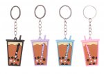 Bubble Tea 3d Keyring 4 Assorted