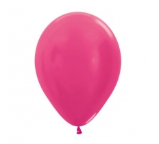 Metallic Solid 12 " Latex Balloons 25 Pack ( Assorted )