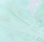 Eleganza Craft Marabout Feathers Mixed Sizes 3-8" Light Blue