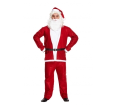 Santa Suit ( One Size ) Adult Fancy Dress Costume