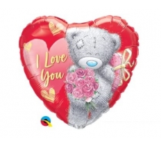 Qualatex 18" Heart Tatty Teddy I Love You Bouquet Balloon