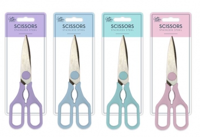 Pastel 20cm Stainless Steel Scissors ( Assorted Colours )