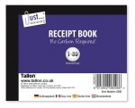 Tallon Receipt Book Half Size 80 Sets ( No Carbon Required )