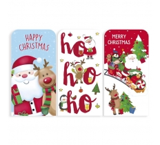 Christmas Polybag Cute Money Wallet x 36 Pack ( 0.08p )