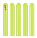 Kalisan 260 Modelling Standard Lime Green Balloon 100pc