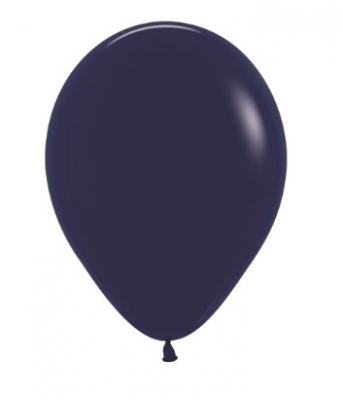 Sempertex 5" Fashion Navy Blue Latex Balloons 50 Pack