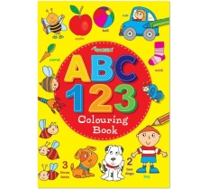 Abc & 123 Colouring Book