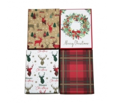 Christmas Traditional Tray Boxes 12pc