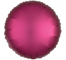 Amscan Silk Lustre Pomegranate Circle Standard Foil Balloon