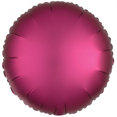 Amscan Silk Lustre Pomegranate Circle Standard Foil Balloon