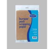 County Brown Paper Bumper Pack ( 75cm X 100cm ) 3 Pack