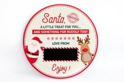 25cm Treat For Santa Plate