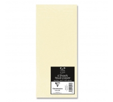 6 Sheet Tissue Paper Cream