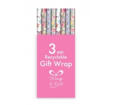 Floral Gift Wrap 3m