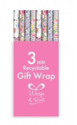 Floral Gift Wrap 3m