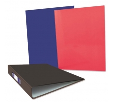 A4 Ring Binder Black / Blue / Red