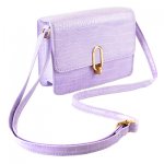 Pu Cross Body Chain Bag (Lilac)