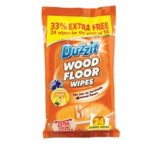 Duzzit Wood Floor Wipes 24 Pack