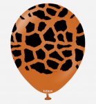 Kalisan 12" Safari Giraffe Rust Orange - 25ct