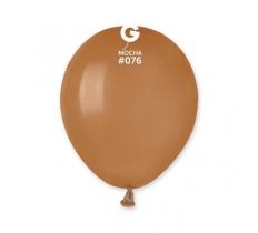 Gemar 5" Pack 50 Latex Balloons Mocha #076