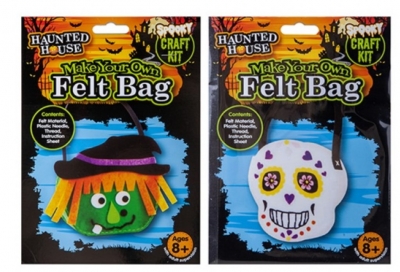 Halloween Make Your Own Felt Bag Kit ( Assorted Designs )