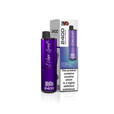 IVG 2400 Puff Disposable Vape Blackcurrant Menthol