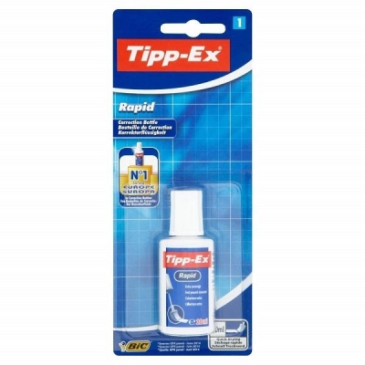 Tipp-Ex White Rapid Fluid 20ml Carded