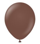 Kalisan 12" Standard Chocolate Brown Latex Balloons 100 Pack