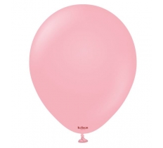 Kalisan 12" Flamingo Pink Standard Pastel Balloons 100 Pack